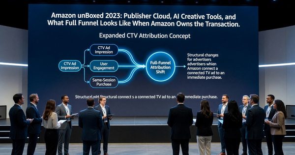 Amazon unBoxed 2023: Publisher Cloud, AI Creative Tools, and What Full Funnel Looks Like When Amazon Owns the Transaction