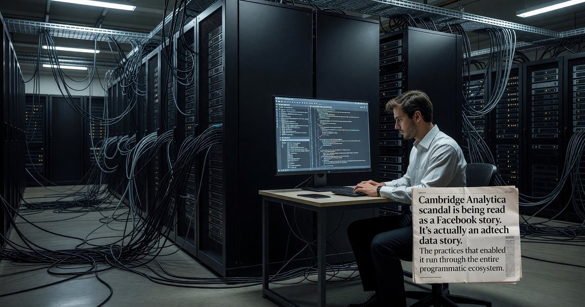 Cambridge Analytica and the AdTech Industry's Data Problem Are the Same Problem