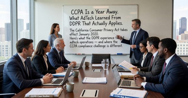 CCPA Is a Year Away. What AdTech Learned From GDPR That Actually Applies