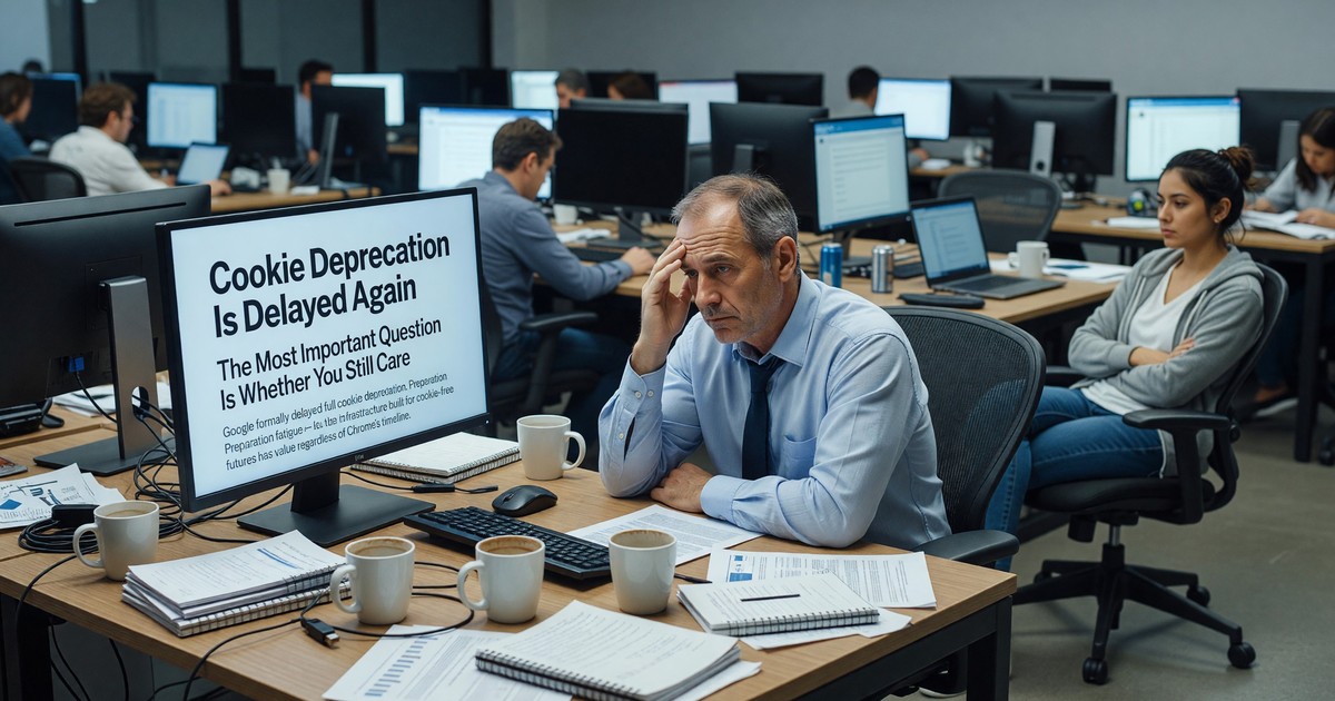 Cookie Deprecation Is Delayed Again. The Most Important Question Is Whether You Still Care