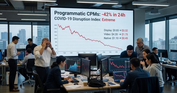 Programmatic Markets in Free Fall: What COVID-19 Is Doing to CPMs in Real Time