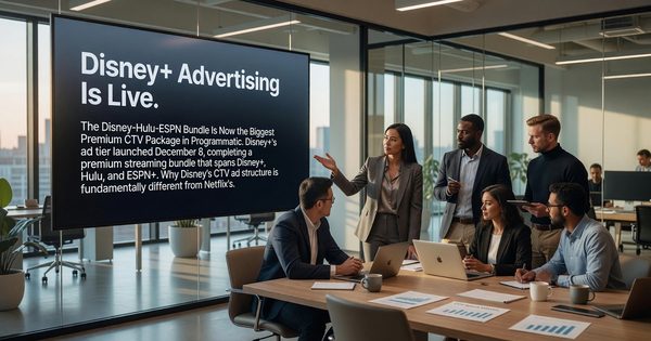 Disney+ Advertising Is Live. The Disney-Hulu-ESPN Bundle Is Now the Biggest Premium CTV Package in Programmatic