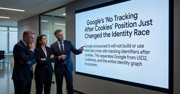 Google's 'No Tracking After Cookies' Position Just Changed the Identity Race