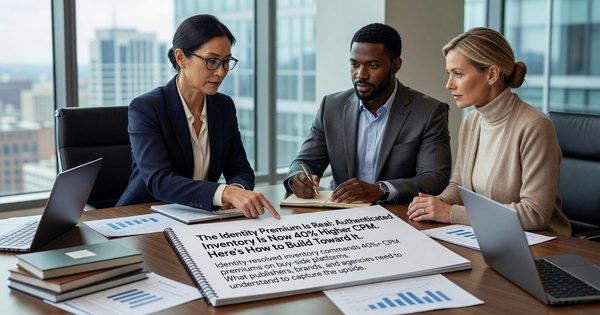 The Identity Premium Is Real: Authenticated Inventory Is Now 40% Higher CPM. Here's How to Build Toward It