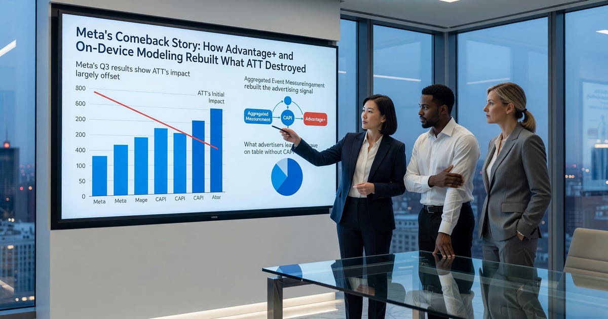 Meta's Comeback Story: How Advantage+ and On-Device Modeling Rebuilt What ATT Destroyed