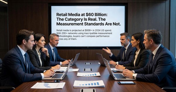 Retail Media at $60 Billion: The Category Is Real. The Measurement Standards Are Not