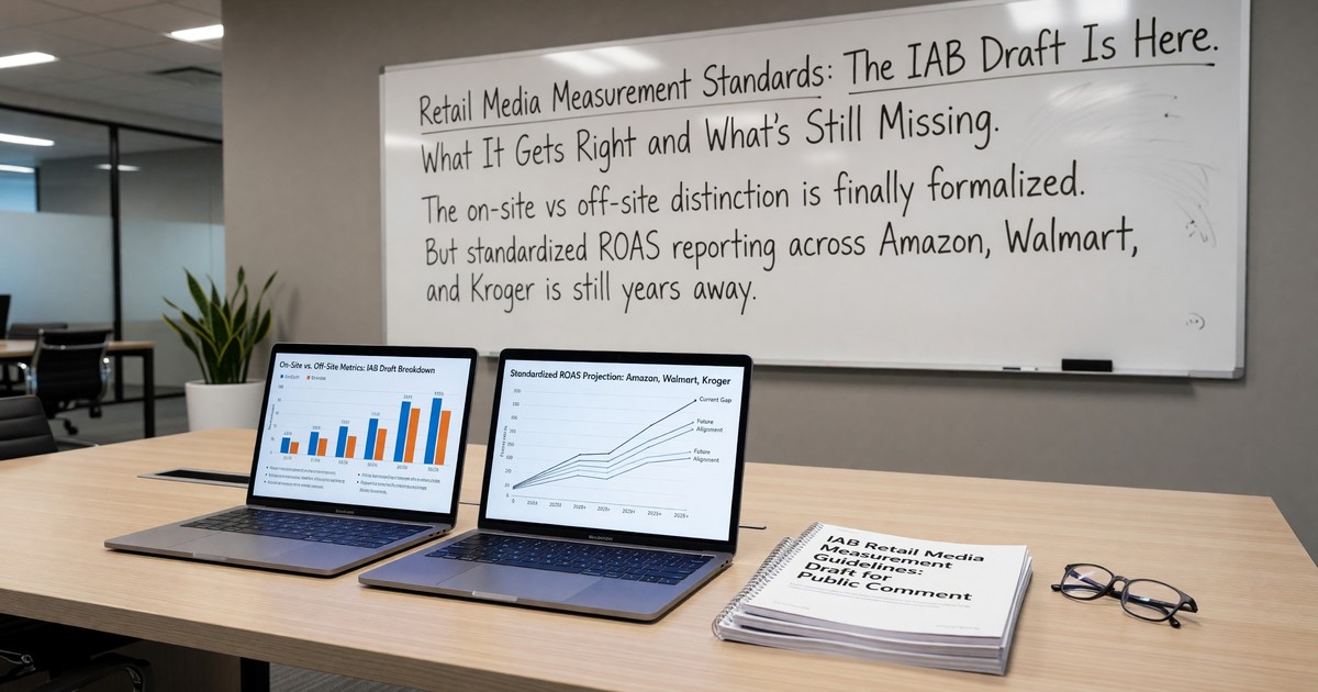 Retail Media Measurement Standards: The IAB Draft Is Here. What It Gets Right and What's Still Missing