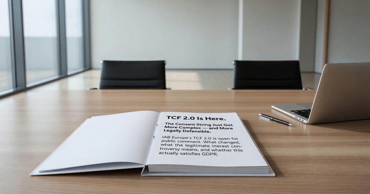 TCF 2.0 Is Here. The Consent String Just Got More Complex — and More Legally Defensible
