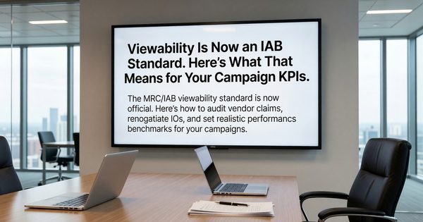 Viewability Is Now an IAB Standard. Here's What That Means for Your Campaign KPIs