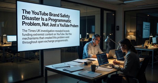 The YouTube Brand Safety Disaster Is a Programmatic Problem, Not Just a YouTube Problem
